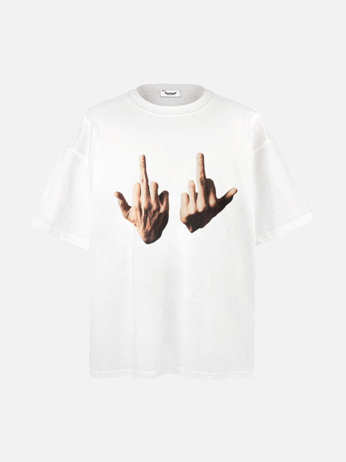 Expressive Hands Bold Gesture Graphic Tee