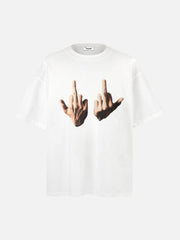 Expressive Hands Bold Gesture Graphic Tee