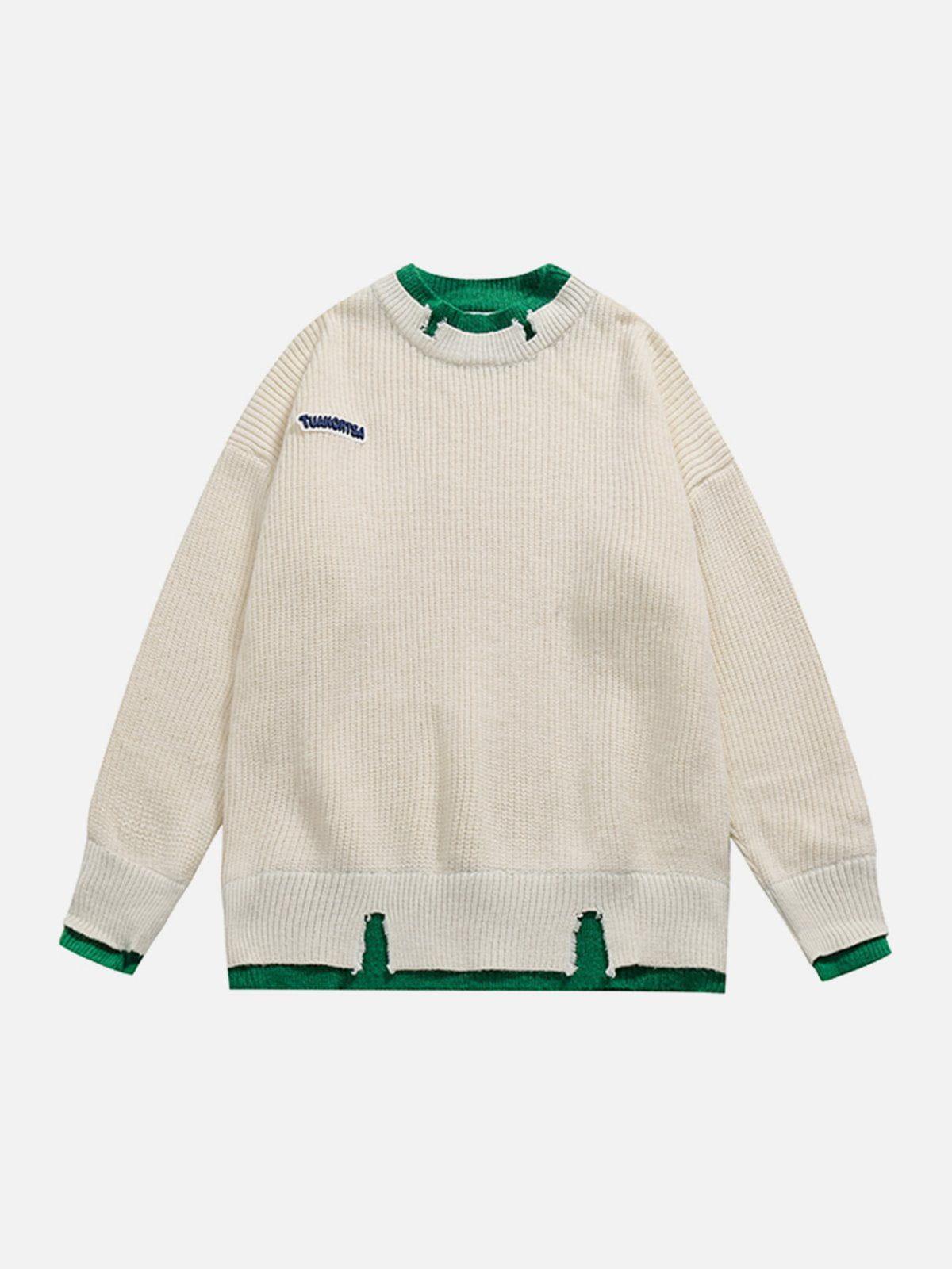 Fake Two Sweater