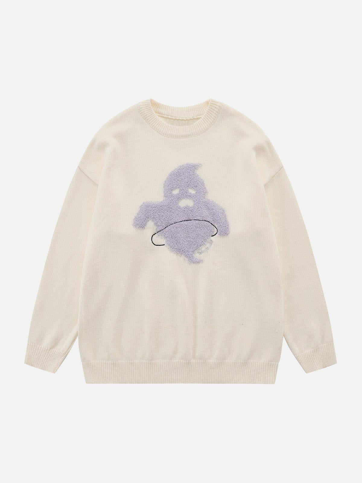 Flocking Ghost Sweater