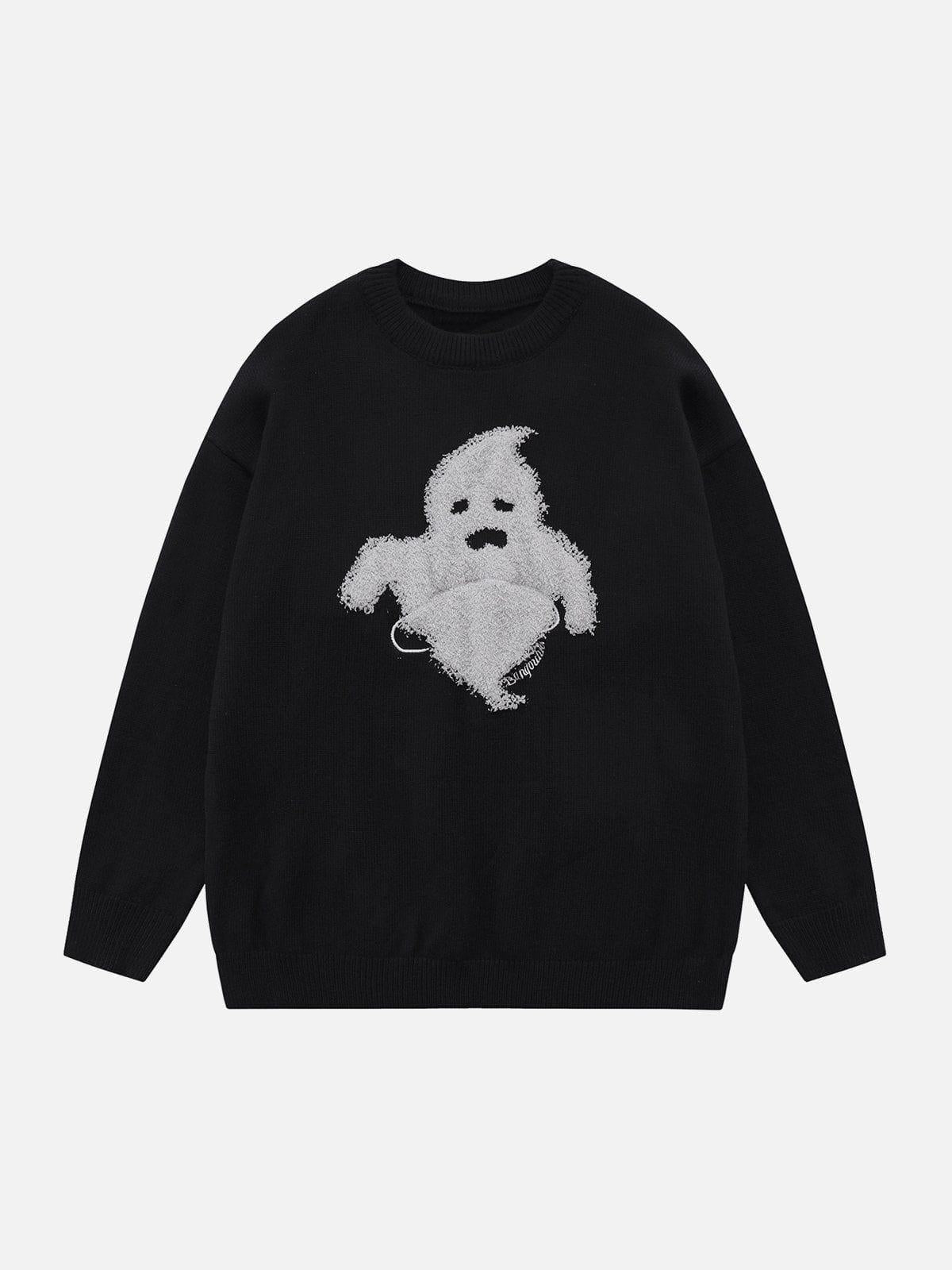 Flocking Ghost Sweater