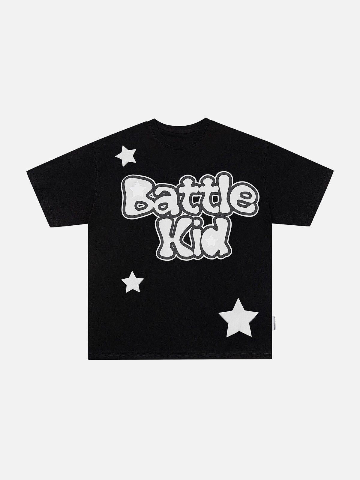 Foam Printing Star Tee