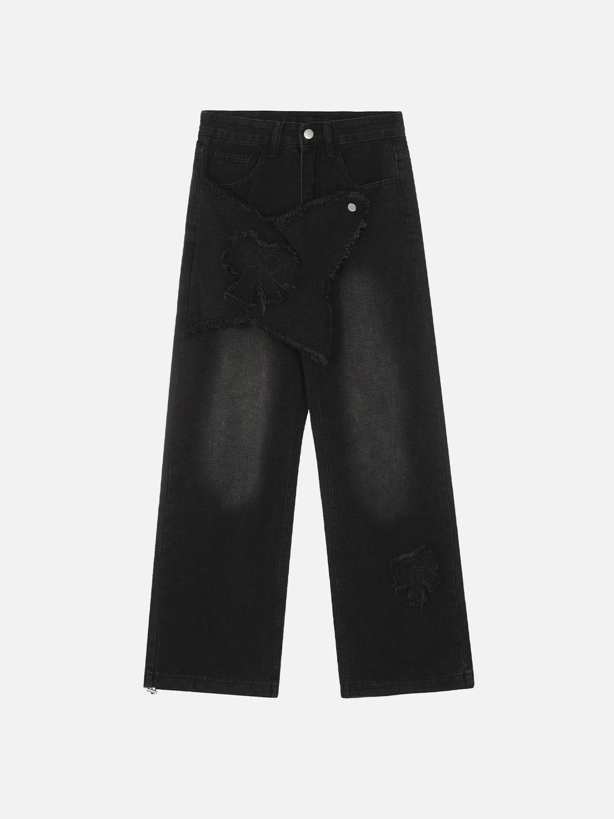 Fringe Bow Jeans