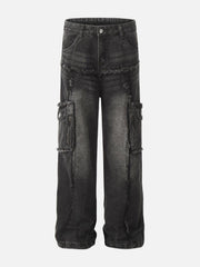 Fringe Multi Pocket Jeans