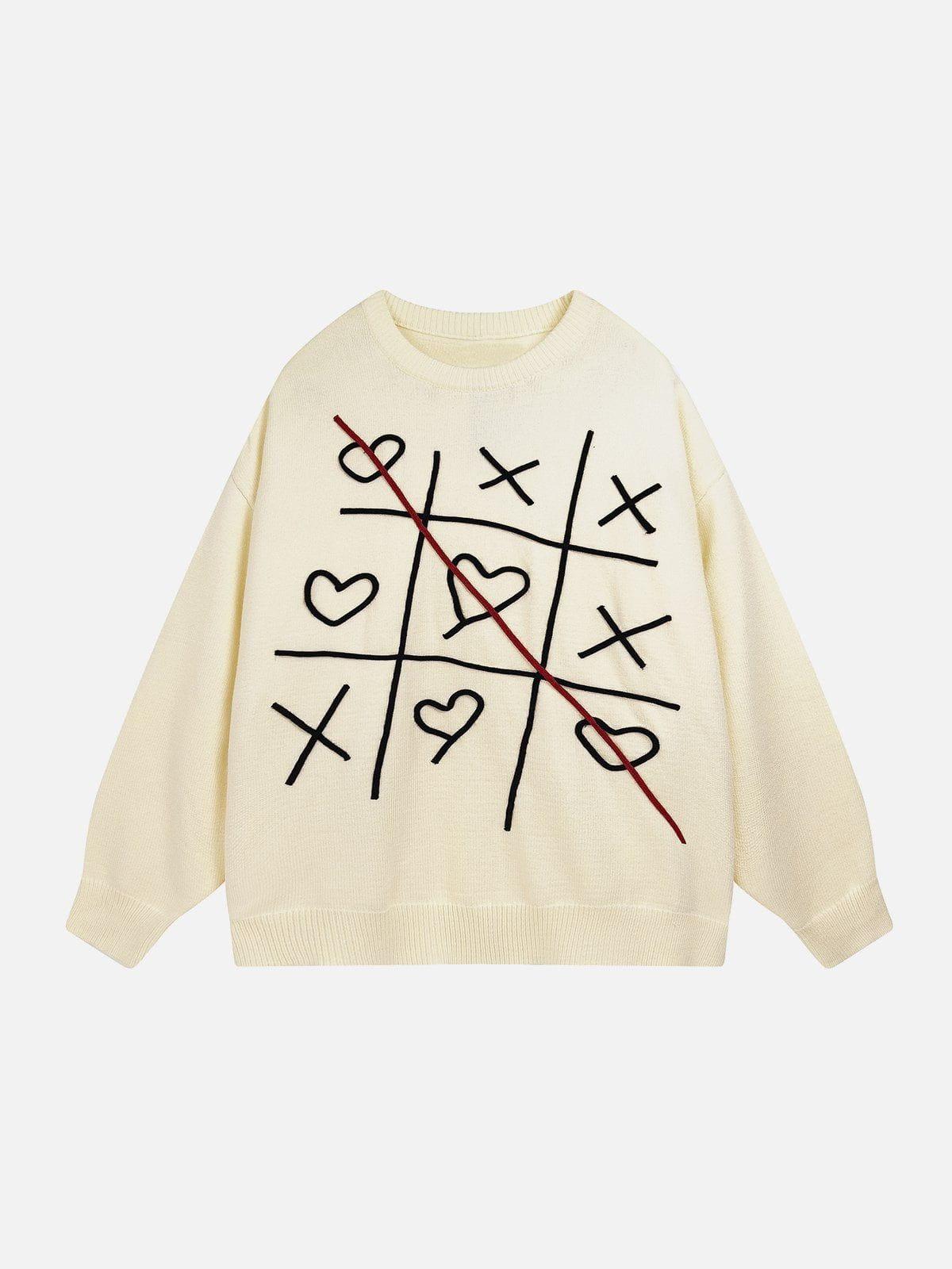 Fun Embroidery Sweater