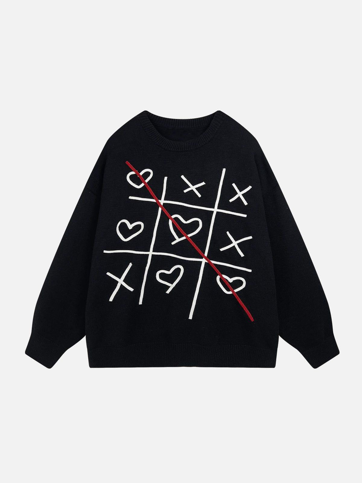 Fun Embroidery Sweater
