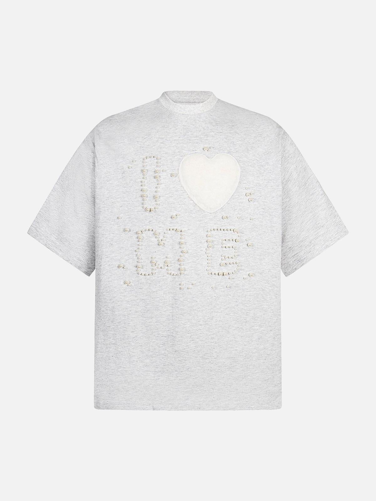 Fun "Love Me" Embellished T-Shirt