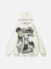 Funny Cartoon Graphic Hoodie
