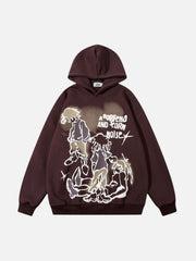 Funny Cartoon Graphic Hoodie