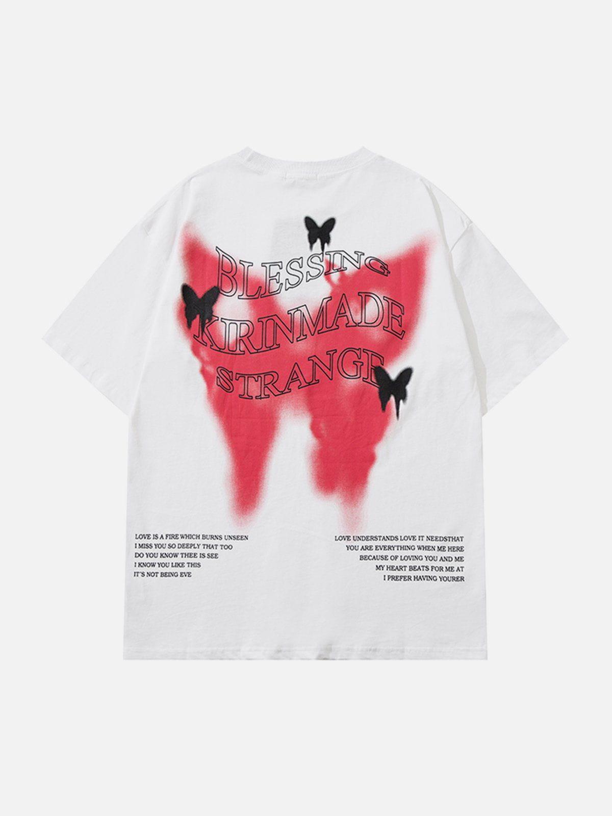 Gradient Butterflies Graphic Tee