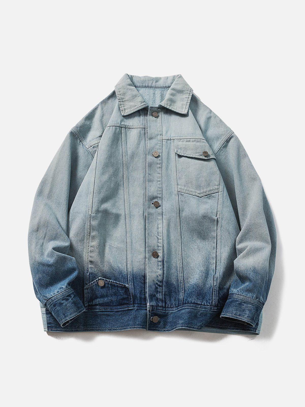 Gradient Denim Jacket