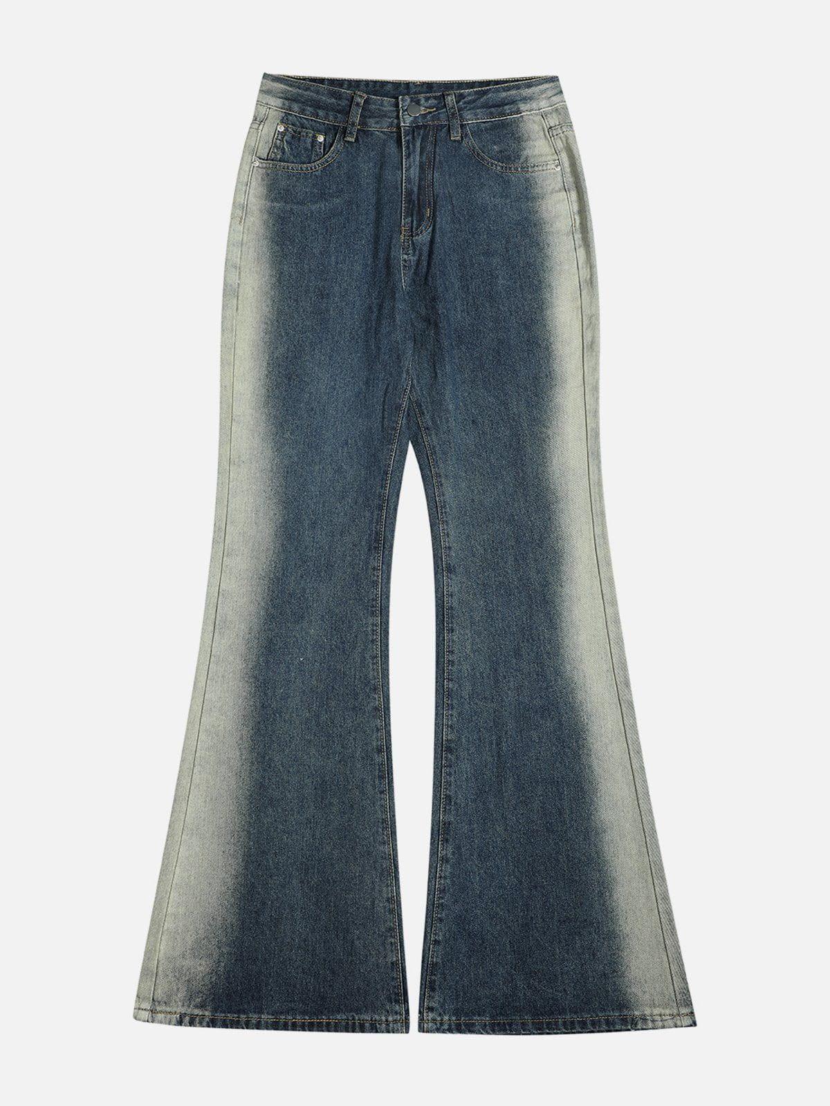 Gradient Patchwork Jeans