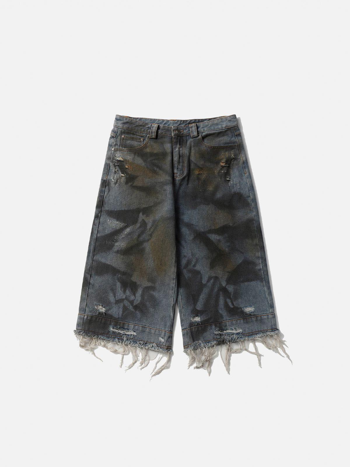 Graffiti Fringe Jorts