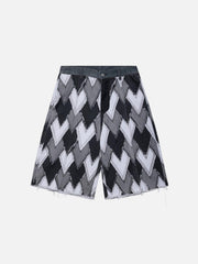 Heart Patchwork Jorts