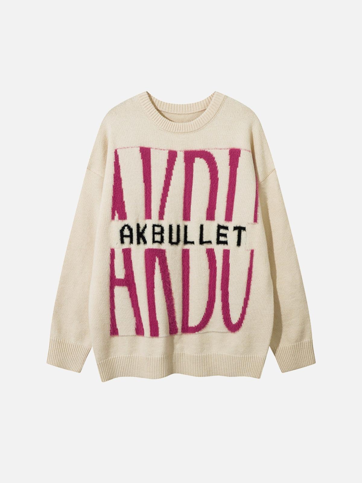 High Street Hiphop Letter Sweater