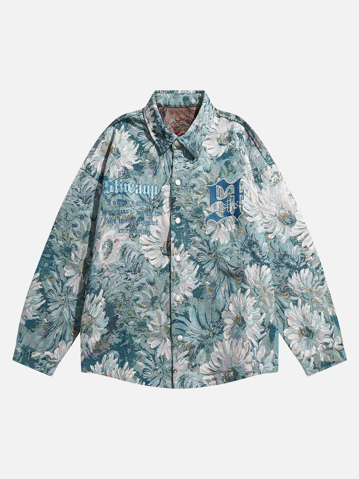 High Street Jacquard Embroidery Design Jacket