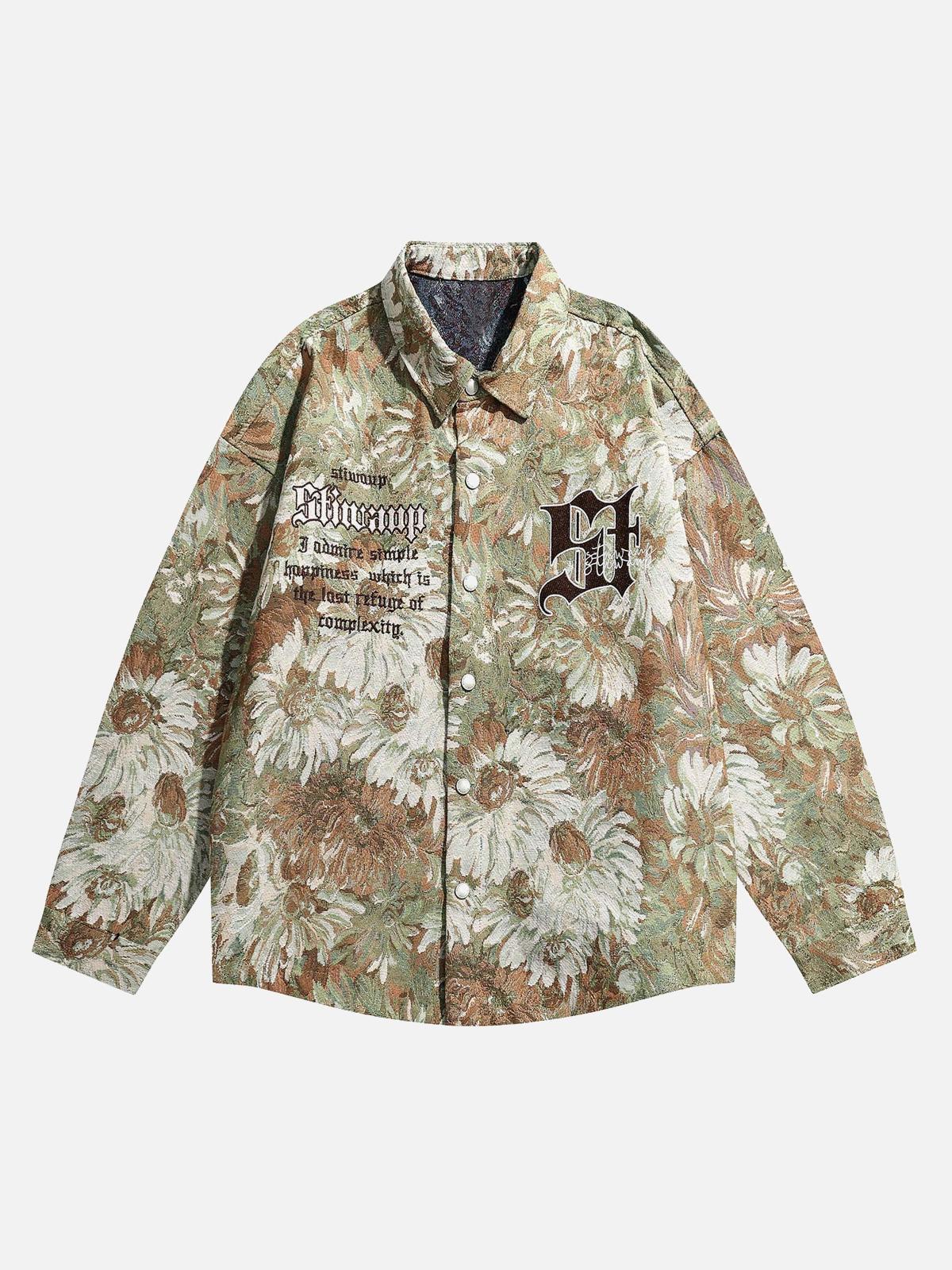 High Street Jacquard Embroidery Design Jacket
