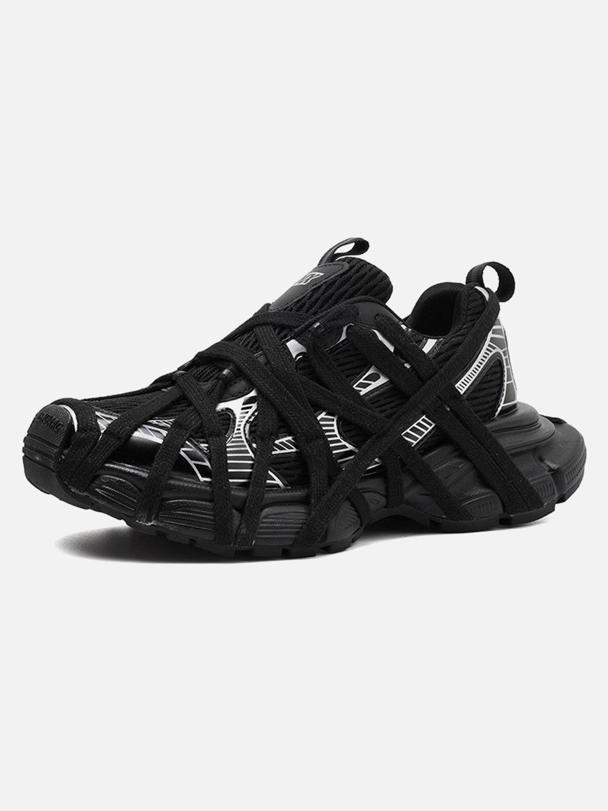 High Street Lace-Up Casual Sneakers