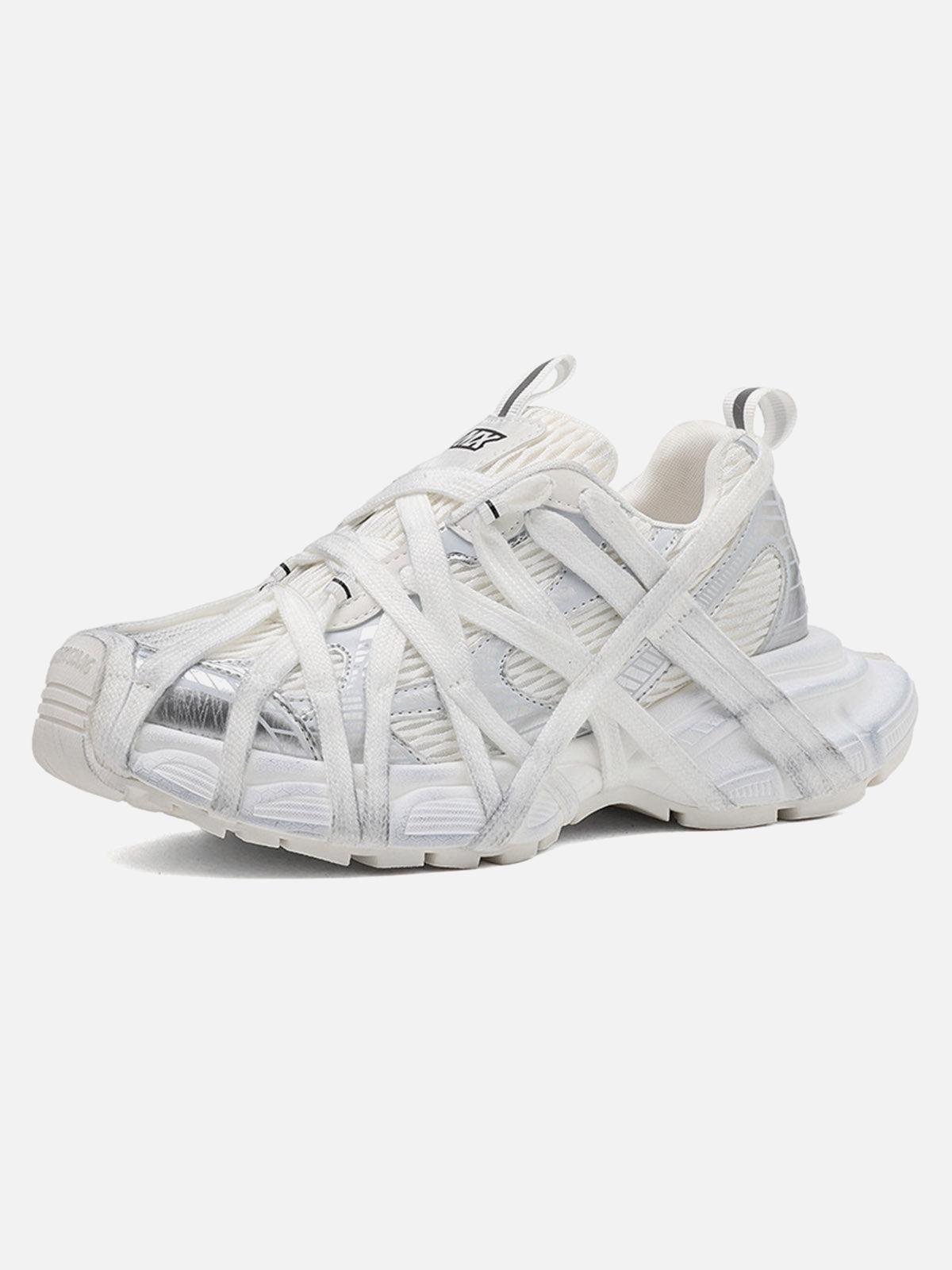 High Street Lace-Up Casual Sneakers
