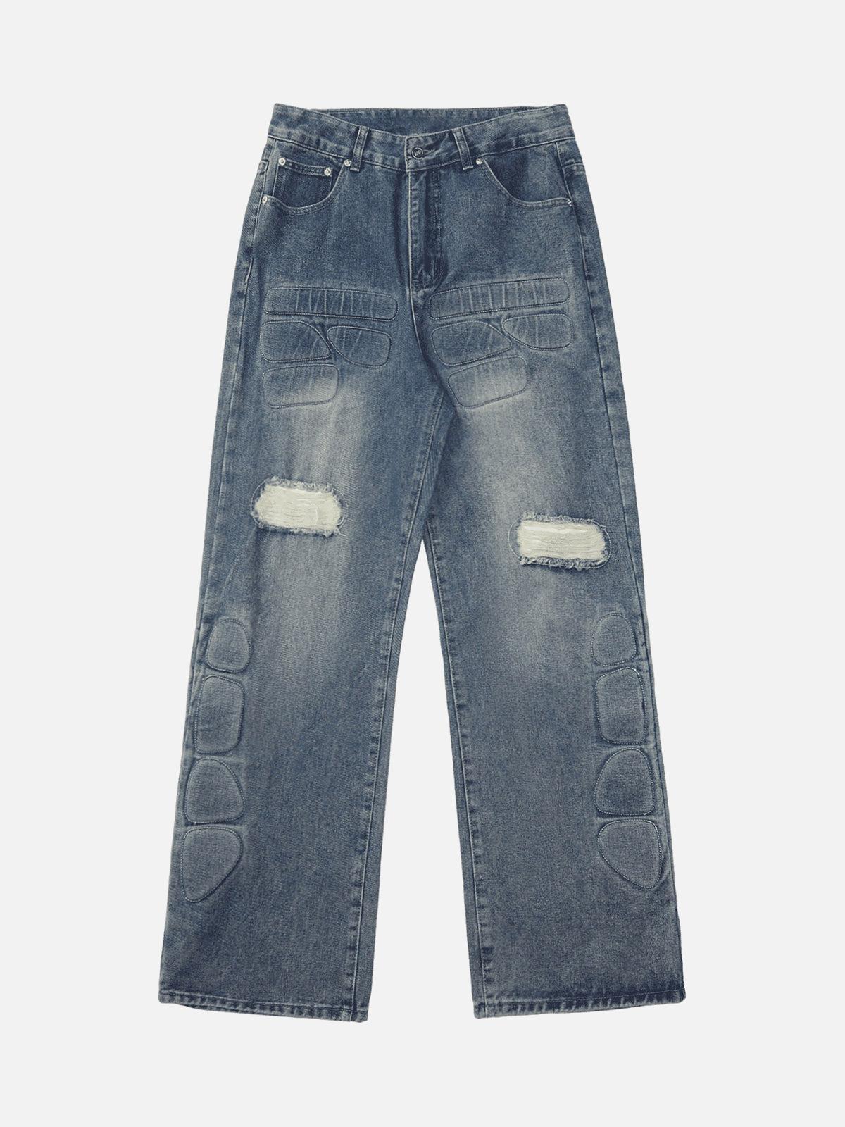 High Street Washed Ripped Jeans