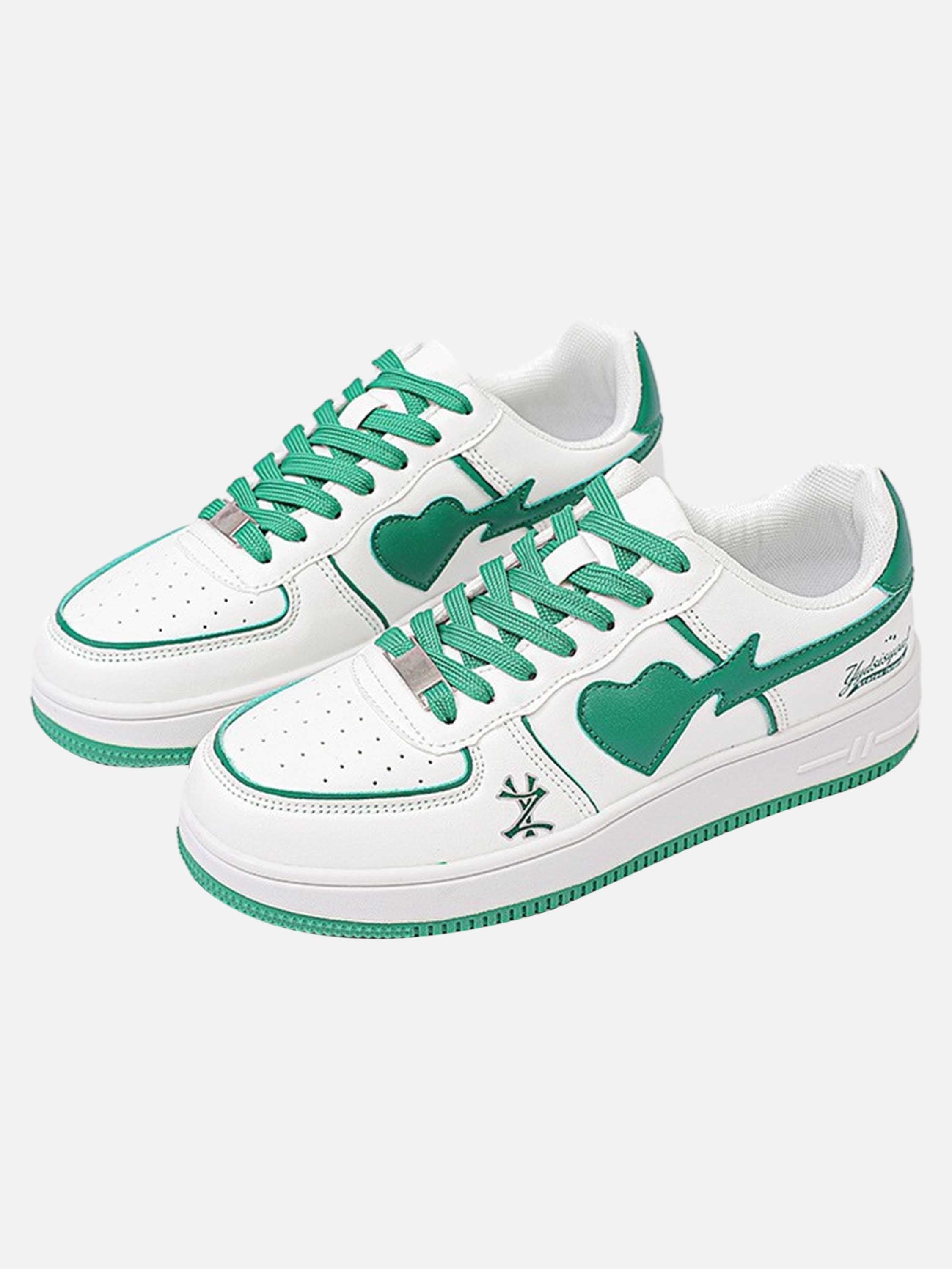 High Street White Skate Sneakers