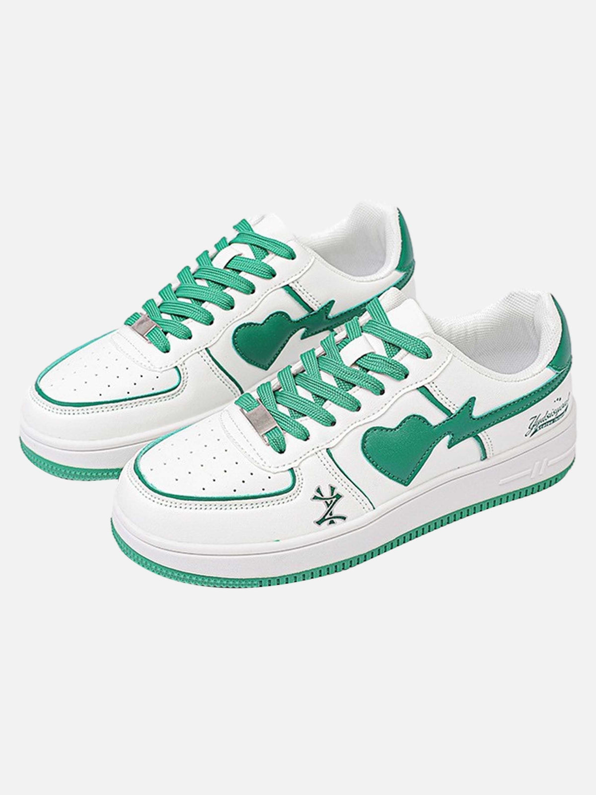 High Street White Skate Sneakers