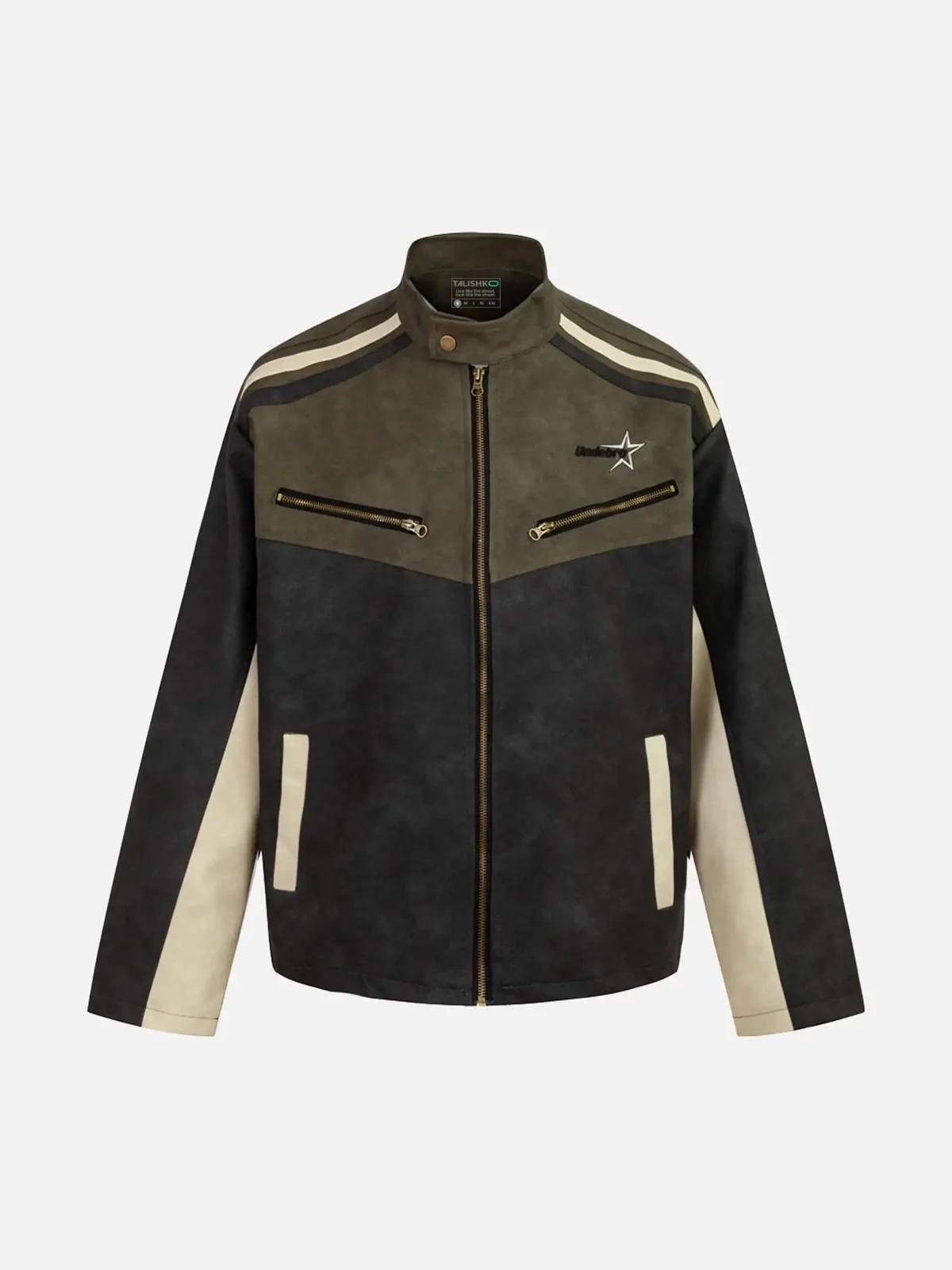 Hip-Hop Motorcycle Trend Jacket