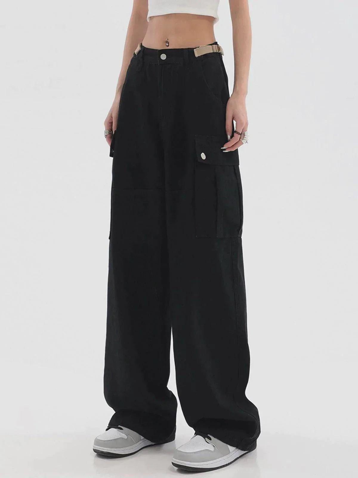 Hip Hop Straight Cargo Pants