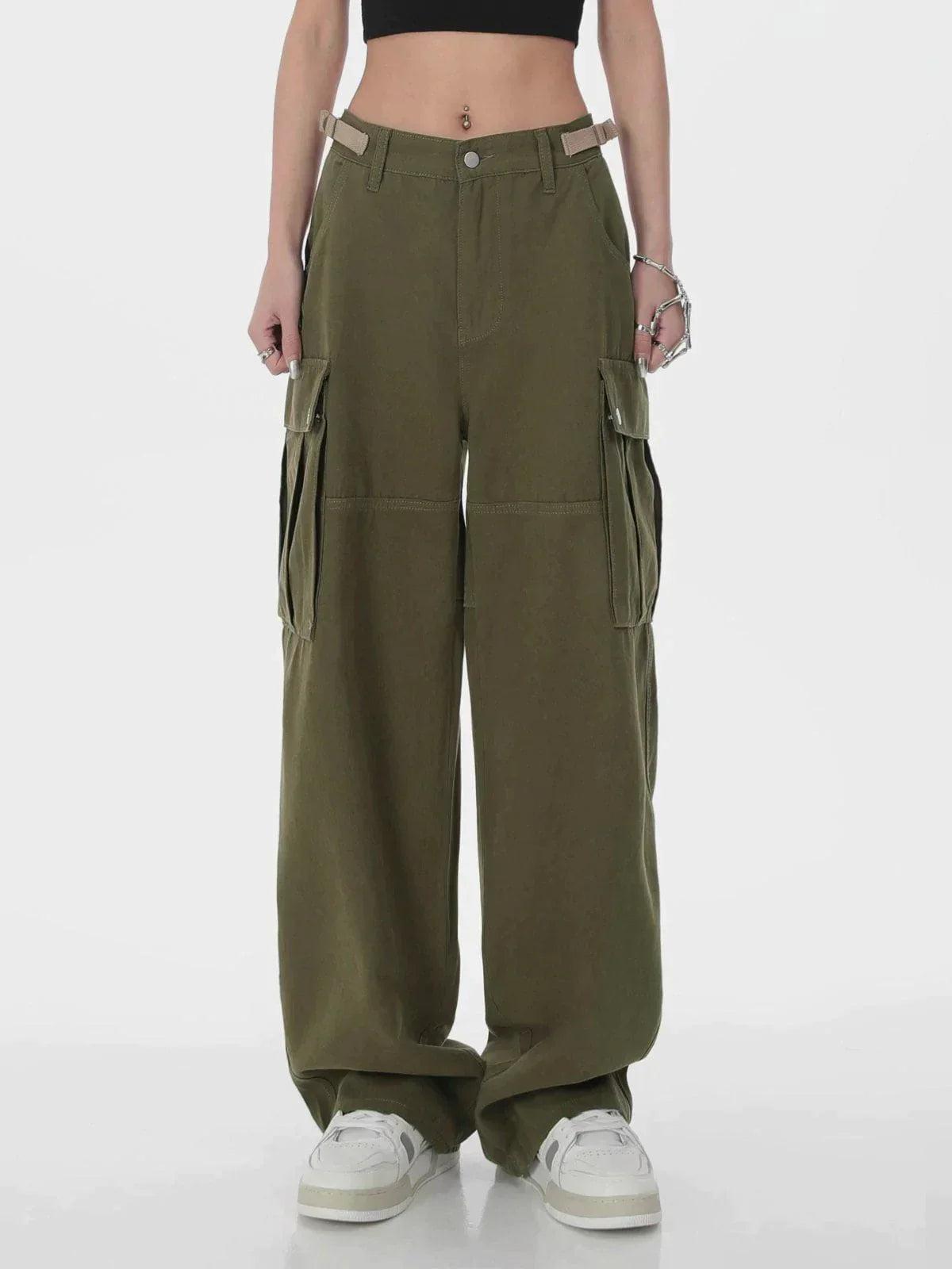 Hip Hop Straight Cargo Pants