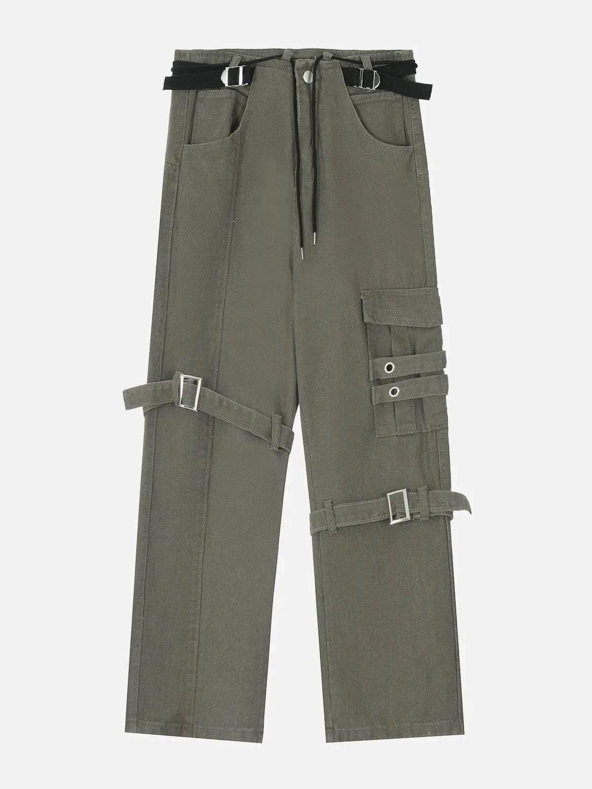 Hip Hop Straps Jeans