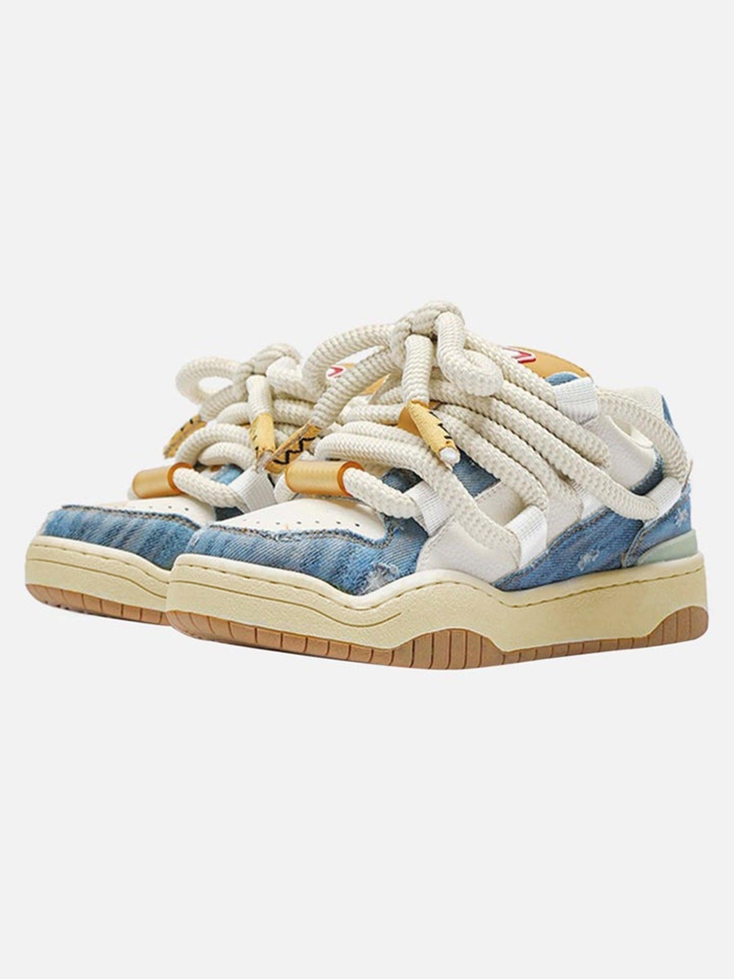 Hundreds Of Dirty Braid Bread Shoes