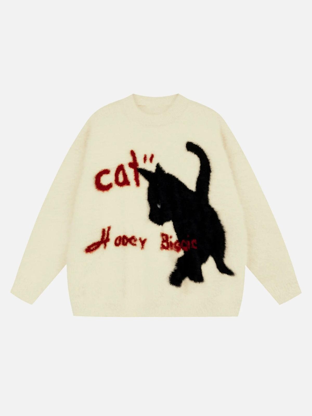 Kitten Jacquard Mohair Sweater