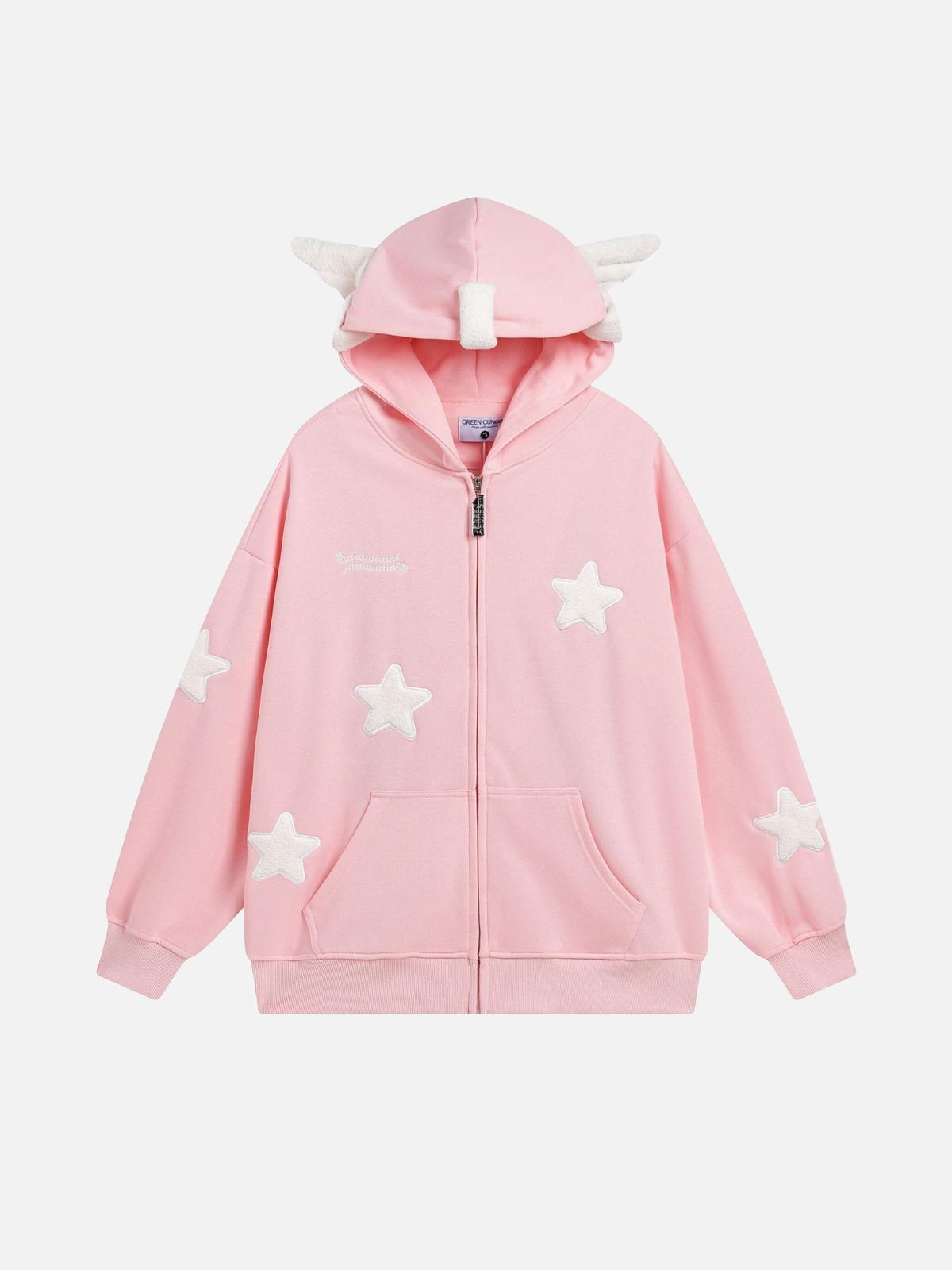 Languid Charm Star Hoodie