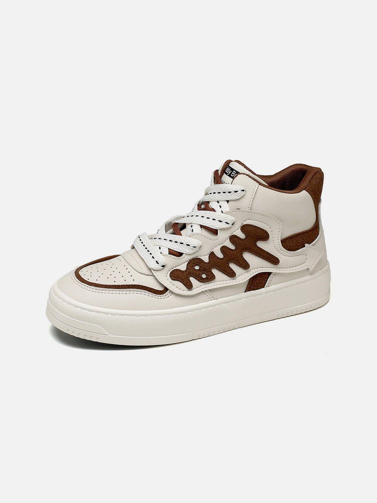 Letter High Skate Shoes