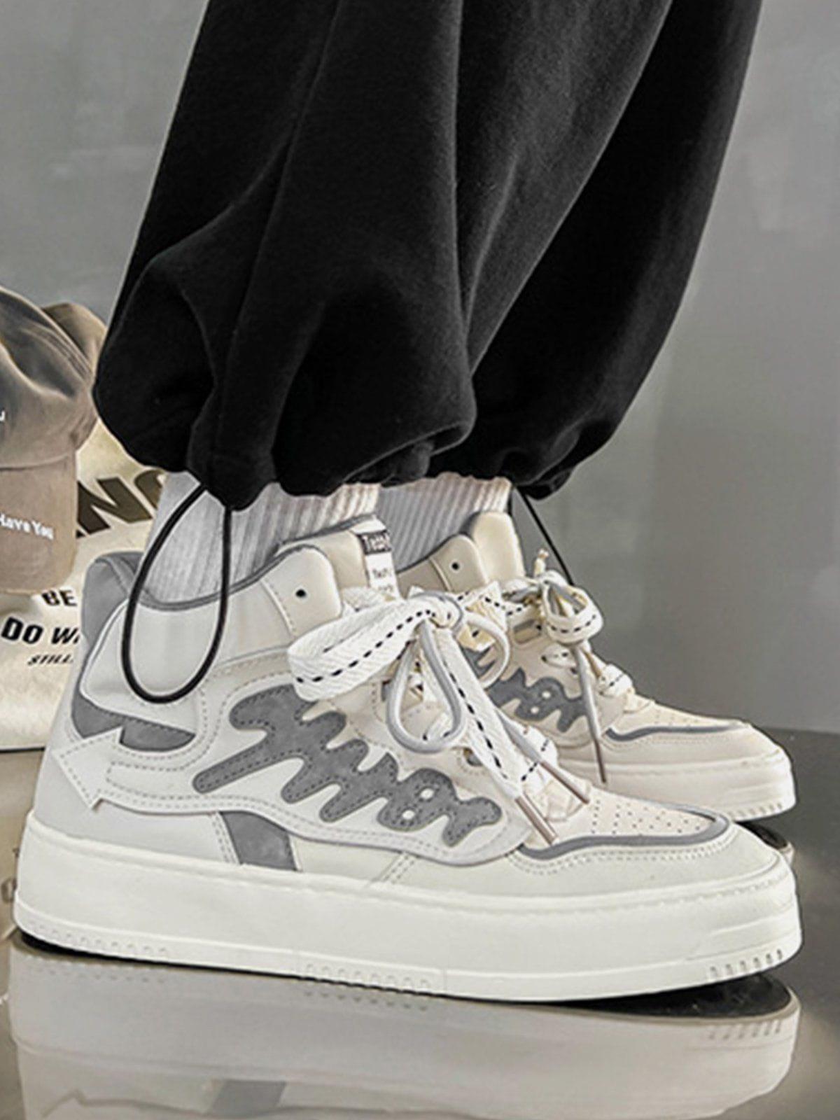 Letter High Skate Shoes