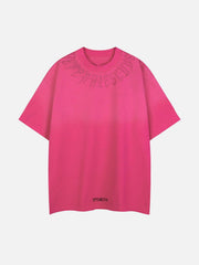 Letter Printing Gradient Tee