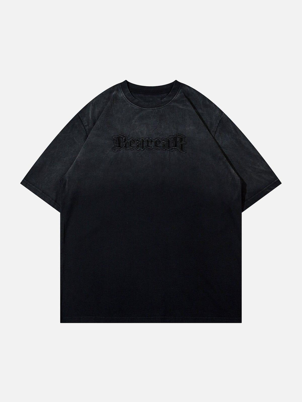 Letters Graphic Vintage Tee