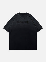 Letters Graphic Vintage Tee
