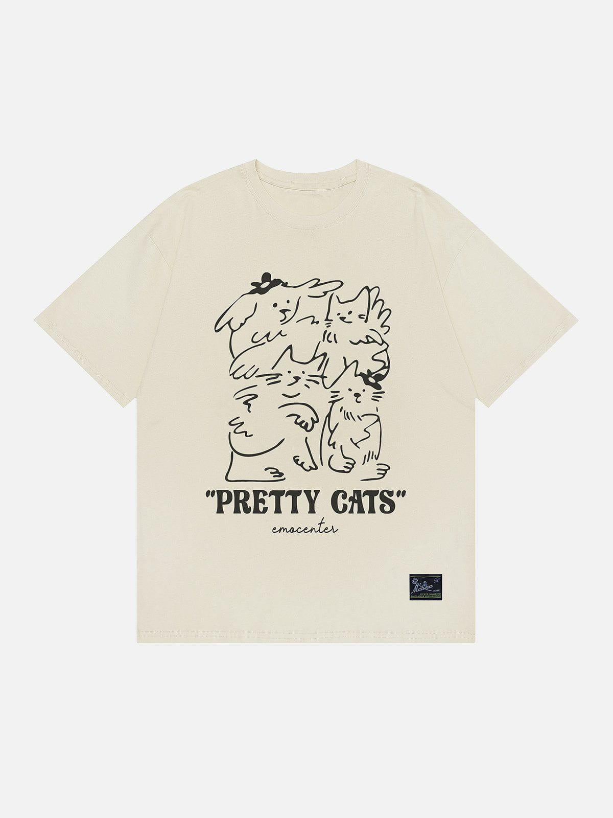 Line Print Tee
