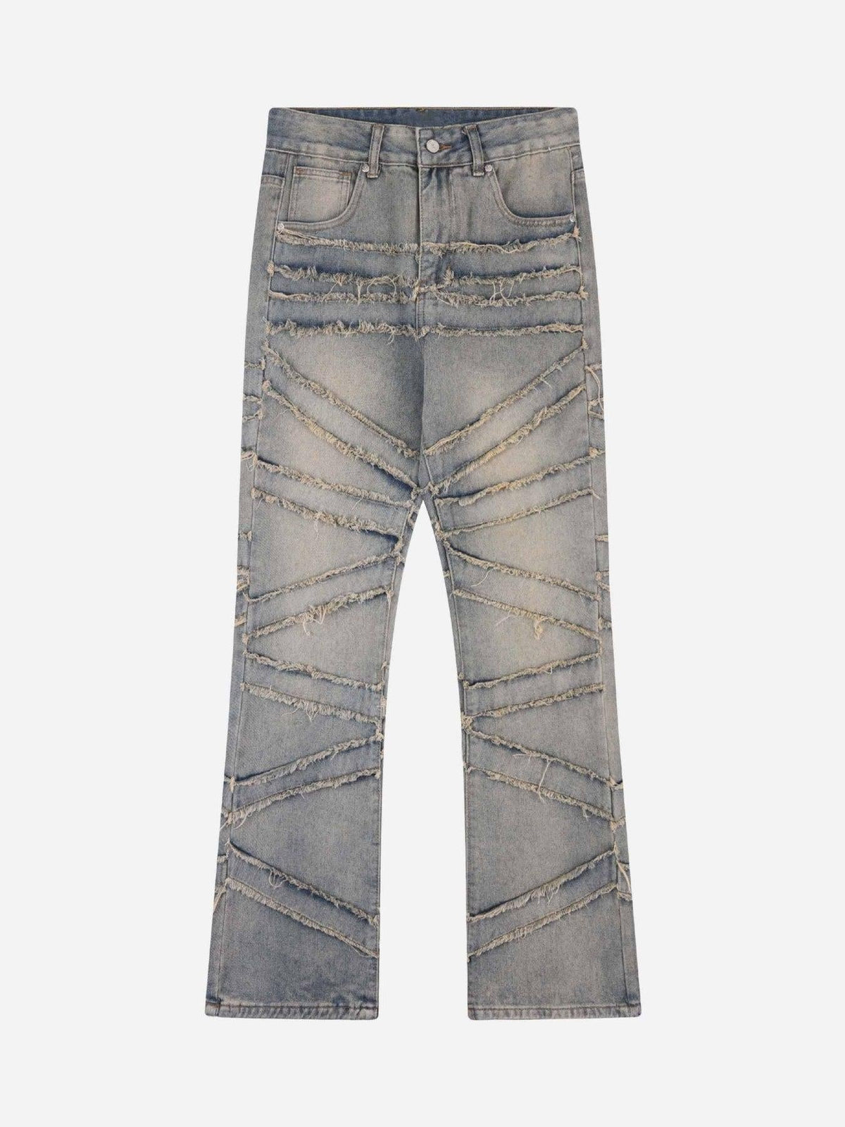 Loose Wide Leg Cat Whisker Jeans