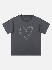 Love Lines Print Tee