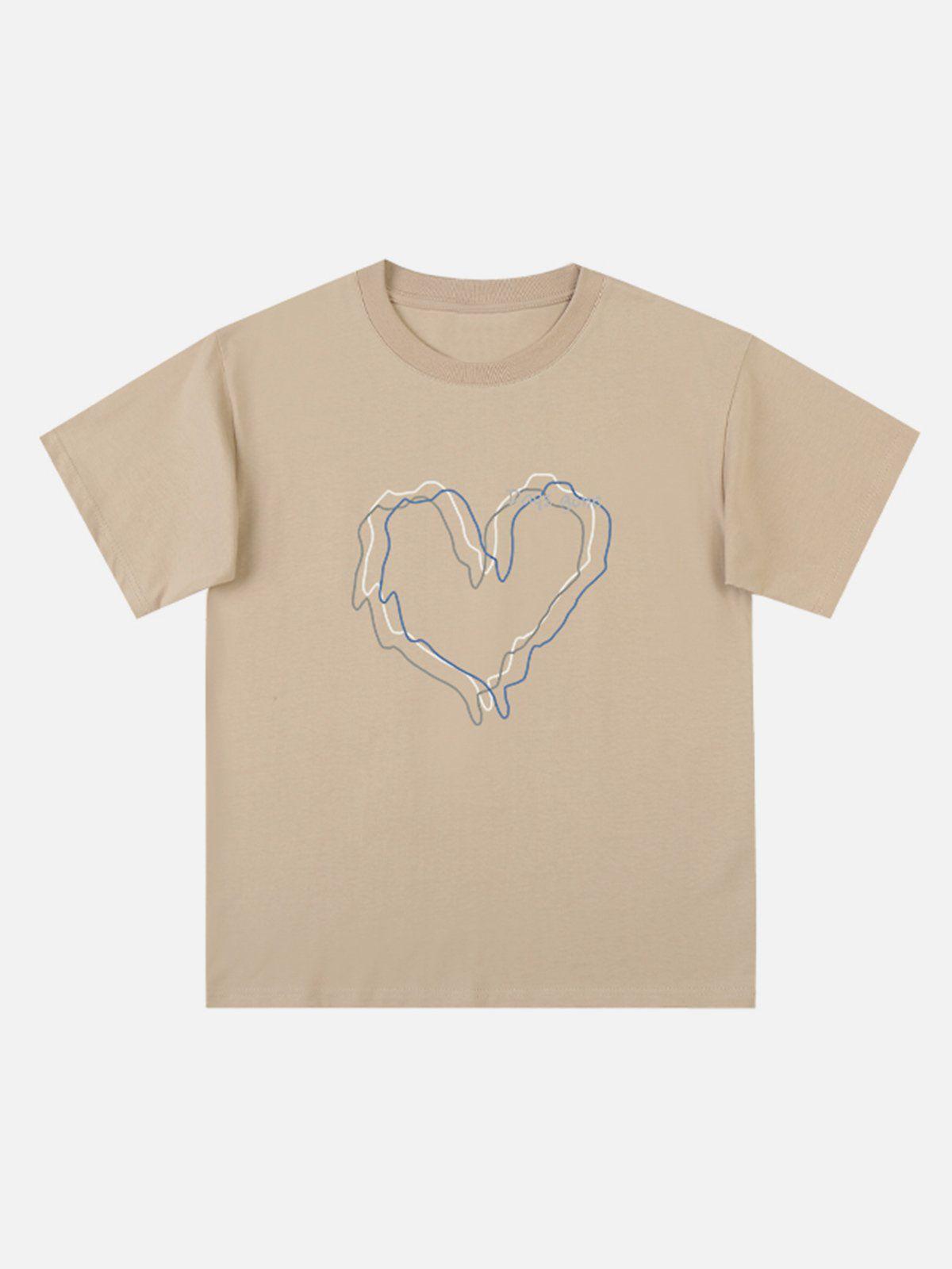 Love Lines Print Tee