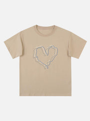 Love Lines Print Tee