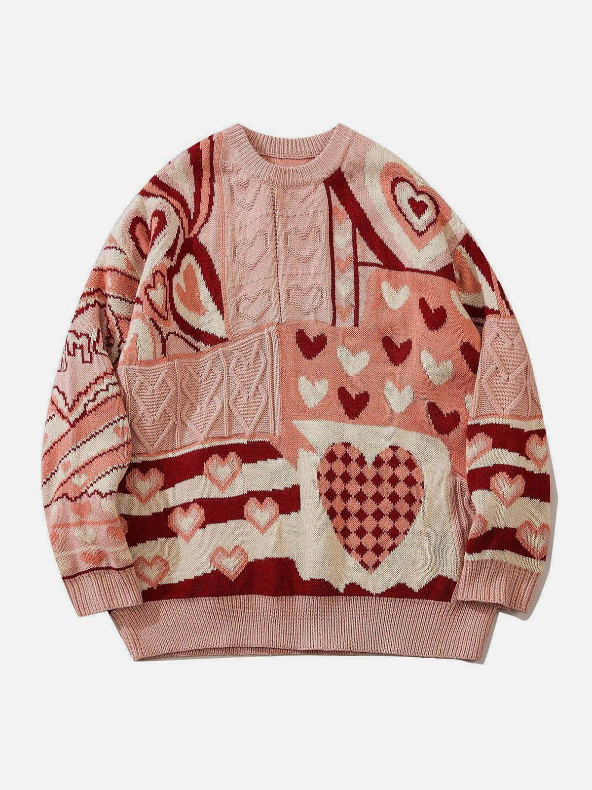 Love Weaving Knit Sweater