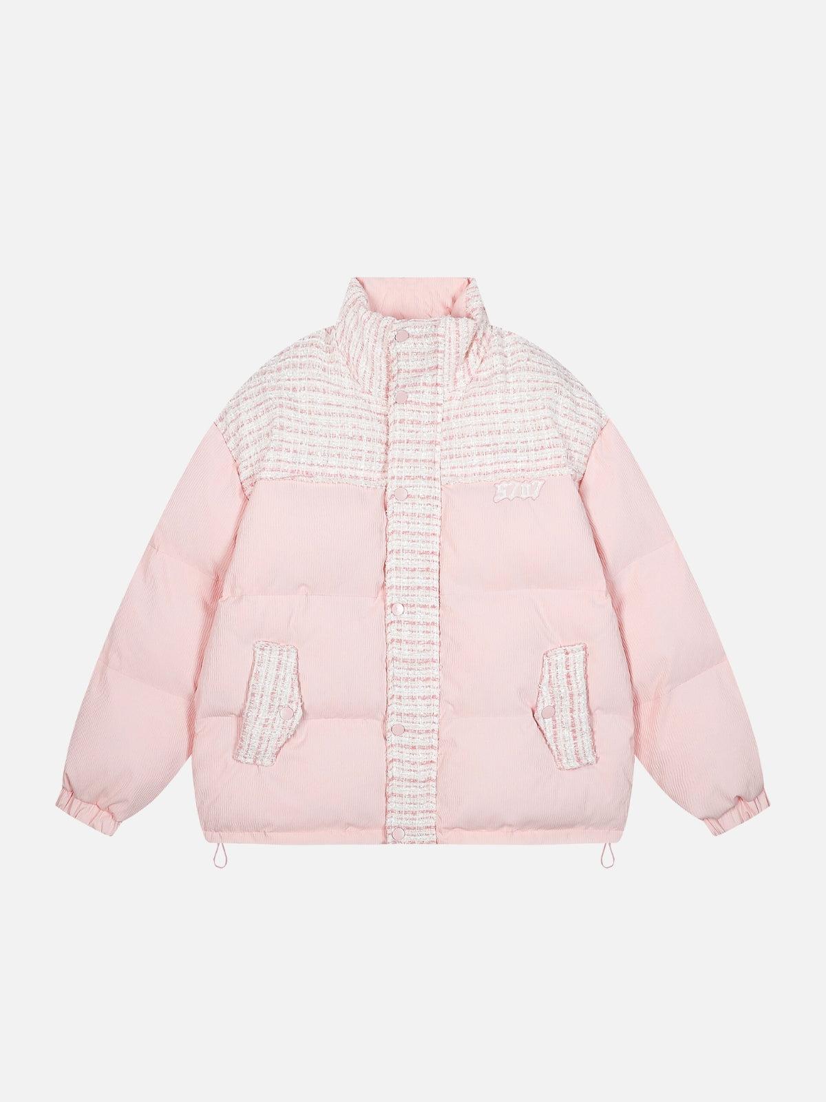 Luxe Quilted Lapel Coat