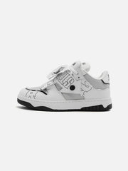 Mid-Top Color Blocking Skate Shoes