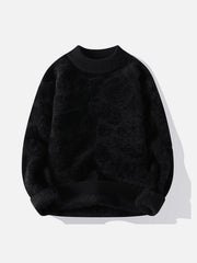 Mink Fleece Solid Warm Sweater