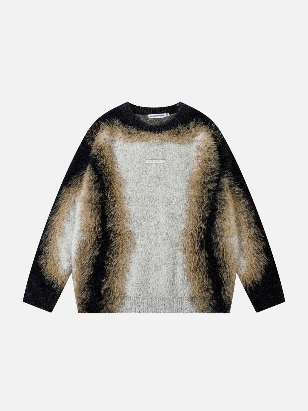 Mohair Spliced Sweater