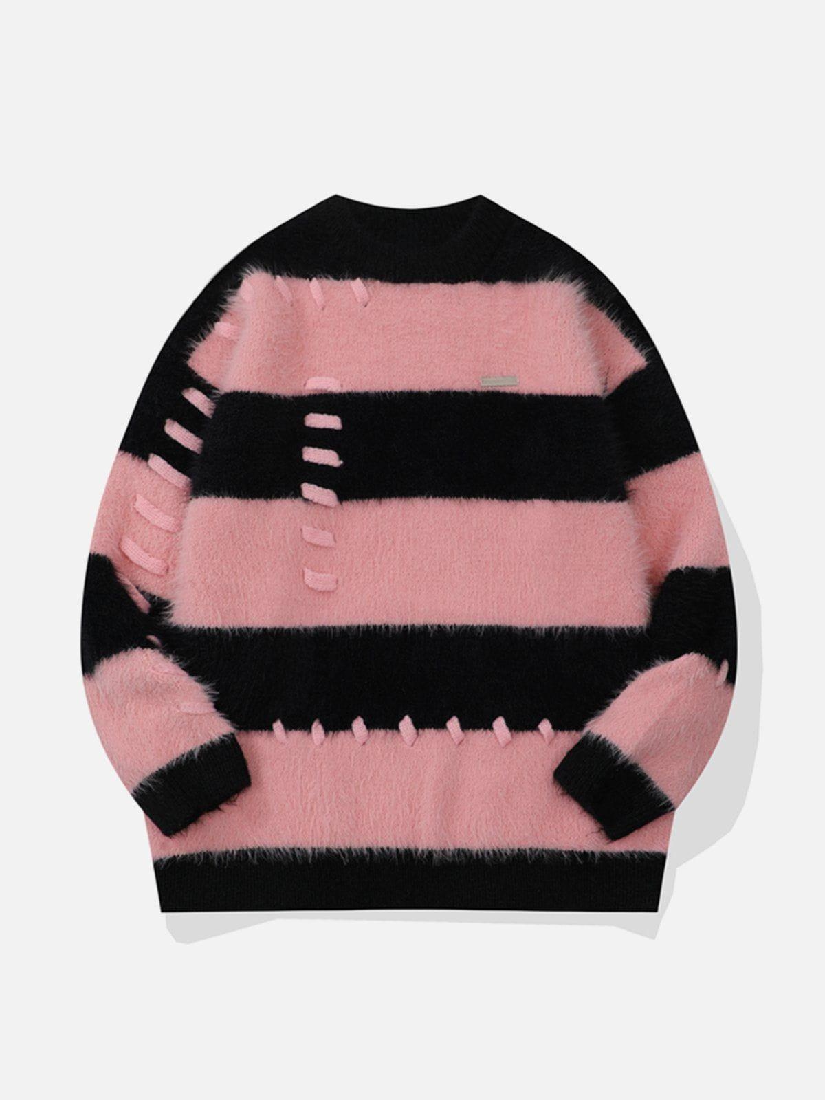 Mohair Stripe Sweater