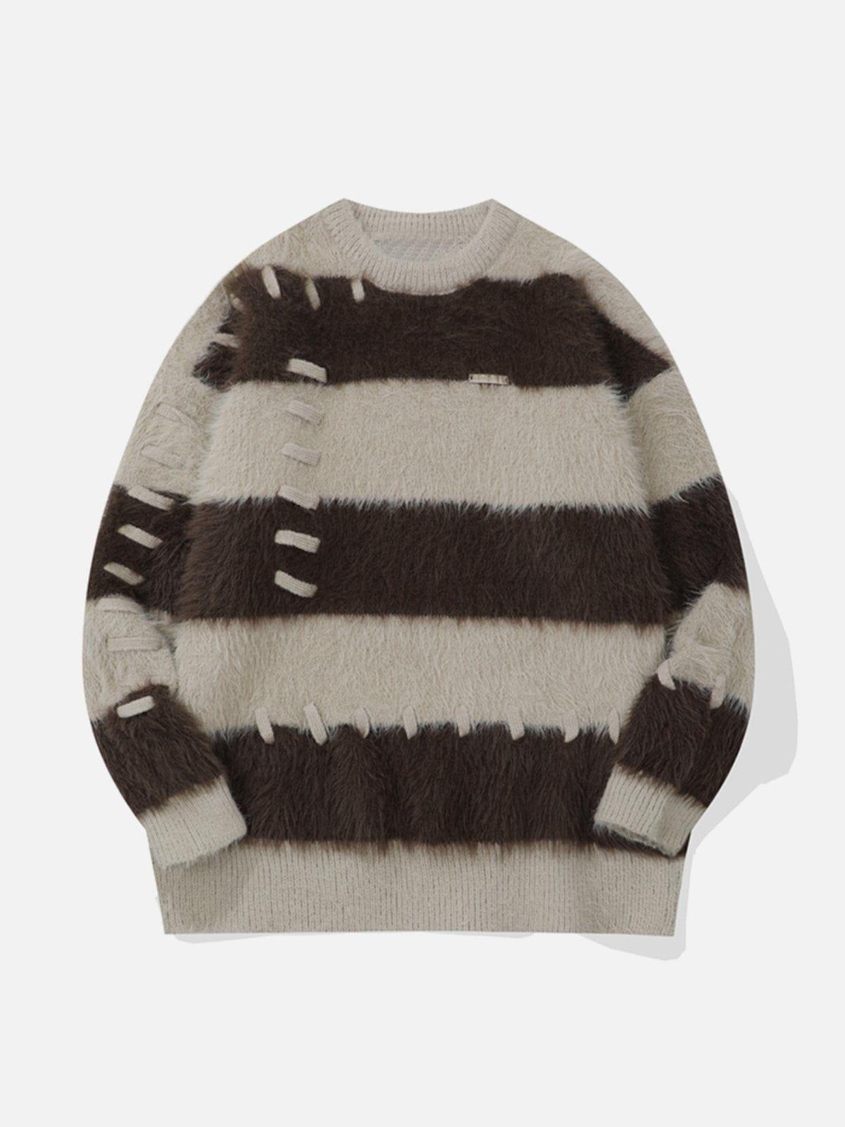 Mohair Stripe Sweater
